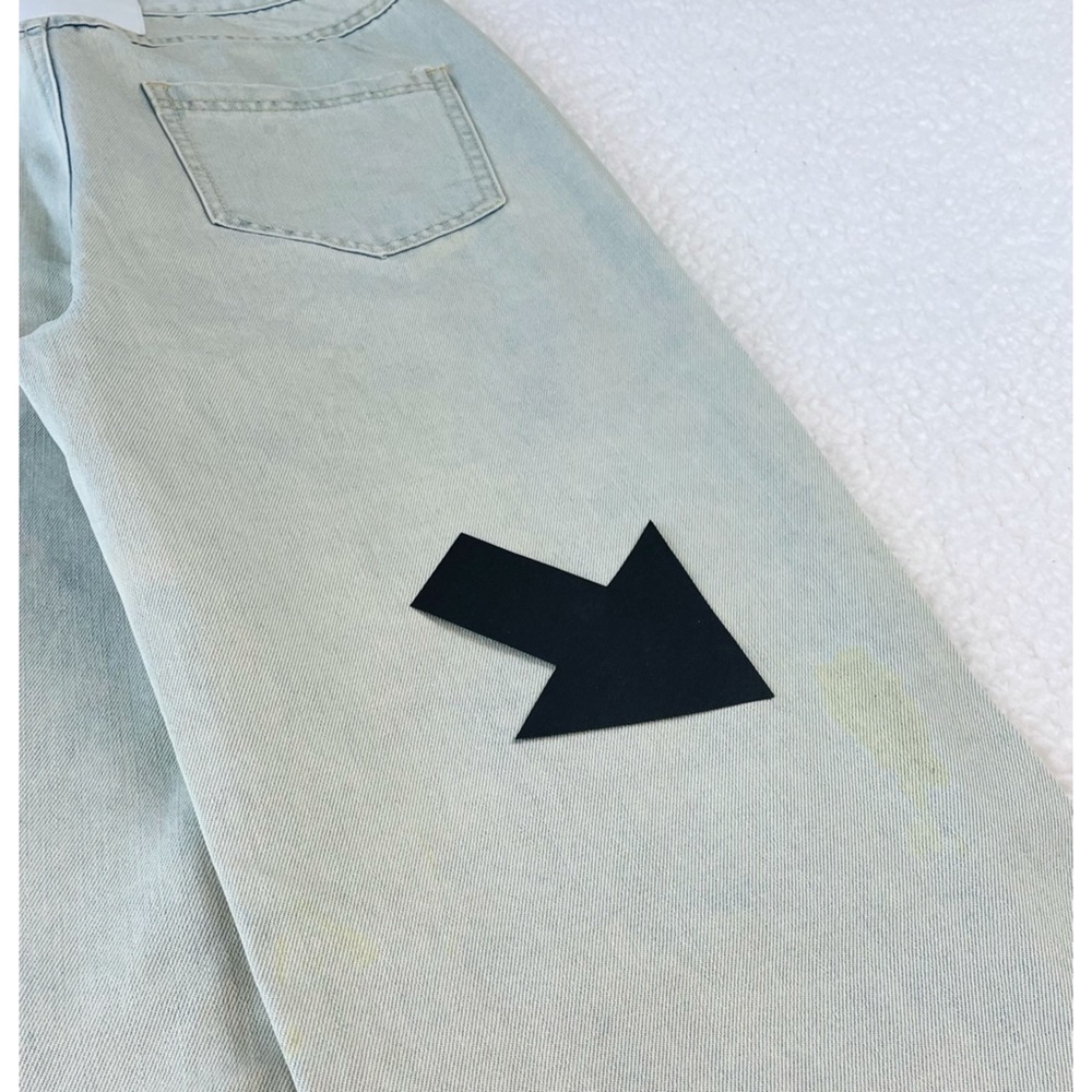 (NWT) CÉDELAR • Reyi Two-Tone Colorblock High Waisted Flare Jeans, S - Picture 11 of 16
